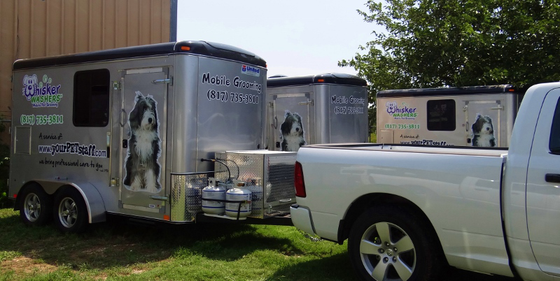 mobile grooming trailers fort worth